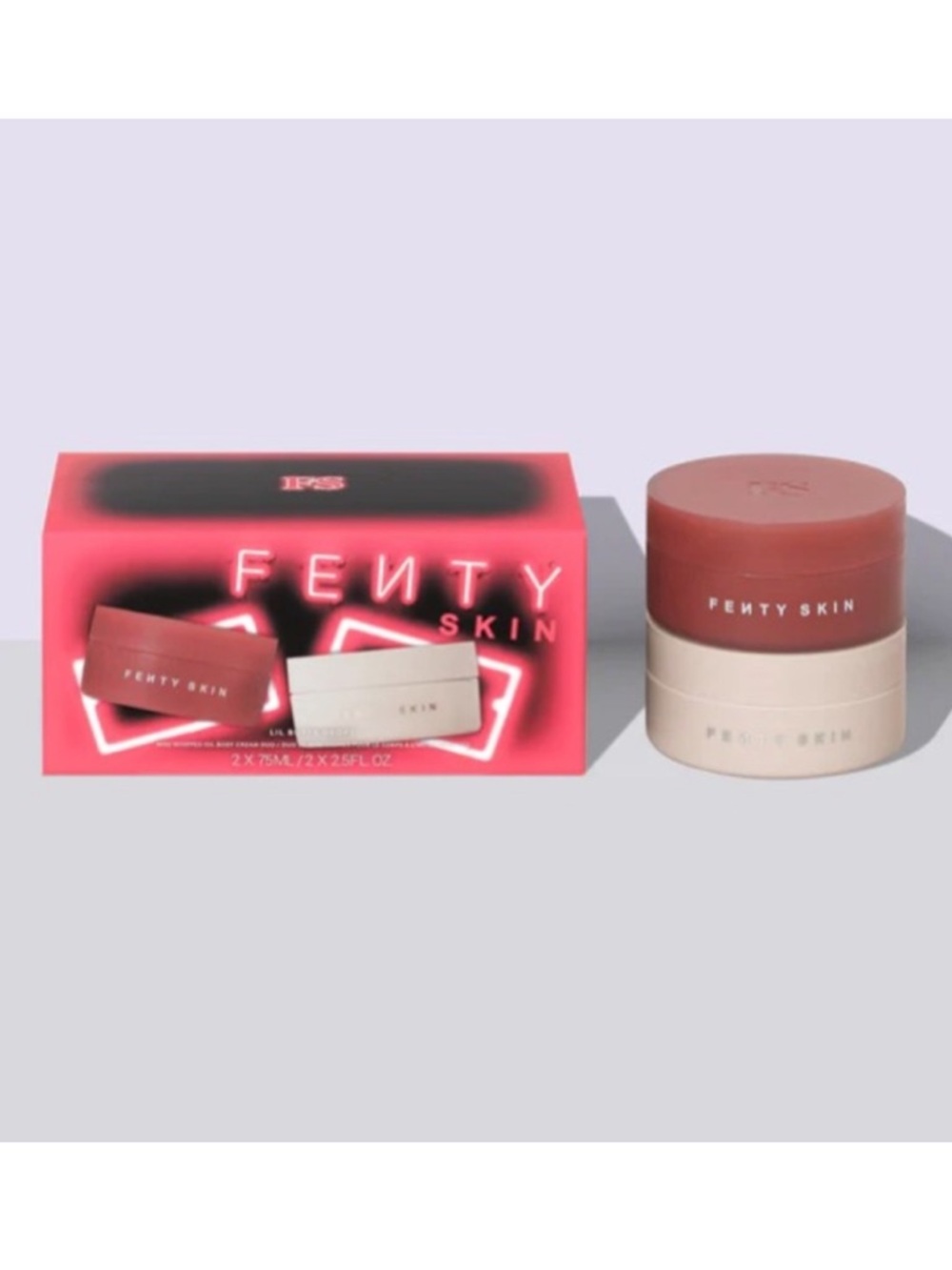Fenty Beauty Lil Butta Dropz Mini Whipped Oil Body Cream Duo